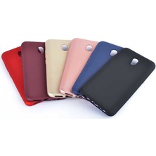 Case 4U Xiaomi Redmi 8A Kılıf Klasik Mat Renkli Yumuşak Premier Silikon Rose Gold