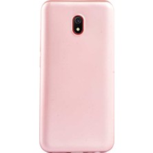 Case 4U Xiaomi Redmi 8A Kılıf Klasik Mat Renkli Yumuşak Premier Silikon Rose Gold