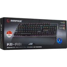 Rampage KB-R81 Mavi Switch RGB Mekanik Oyuncu Klavye