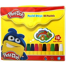 Play-Doh 18 Renk Pastel Boya Çantalı