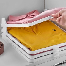 Qlux Ideas Dolap ve Kıyafet Düzenleyici 5'li T-Shirt Düzenleyici L-659