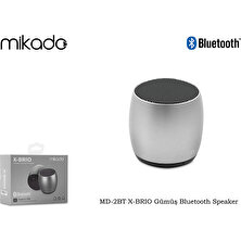 Mikado Md-2bt X-Brıo Gümüş Bluetooth Speaker