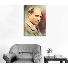 Tablosan Yağlı Boya Atatürk Portresi Kanvas Tablo