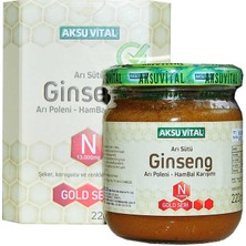 Aksuvital Bitkisel Ürünler Arı Sütü Ginseng Polen Bal Karışımı 220 gr