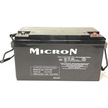 Micron 12V 65A AGM Jel Kuru Akü