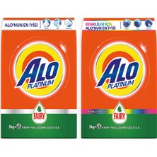 Alo Platinum Toz Çamaşır Deterjanı Fairy Etkili 5 kg+Renkliler İçin 5 kg