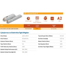 Philips Hf-E 418 Tl-D Iı 220-240 V 60 Hz Elektronik Balast