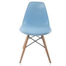 Dorcia Home Mavi Eames Sandalye Cafe Balkon Mutfak Sandalyesi