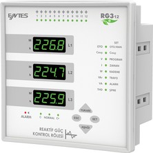 Entes Reaktif Güç Kontrol Röleleri Rg3-12E