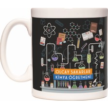 Rock'n Fox Kimya Öğretmeni Kişiye Isme Özel Meslek Kupa Bardak