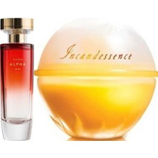 Avon Incandessence 50 ml Bayan Edp+Avon Alpha 50 ml Bayan Edp