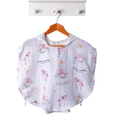 Miujoy Organik Müslin Panço Bornoz - Unicorn 1-3 Yaş