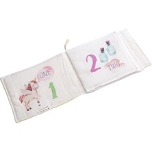 Miujoy Organik Kumaş Oyun Kitabı - Unicorn ile Sayıları Öğreniyorum