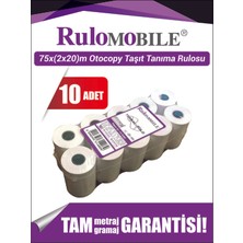 Rulo Mobile 75  x (2 x 20) m Otocopy Rulo (10 Adet)