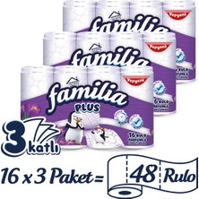 Familia Plus Parfümlü Tuvalet Kağıdı Jumbo Paket 48 Rulo