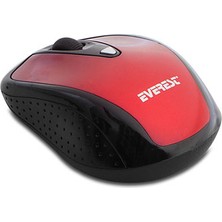 Everest SM-901 2.4Ghz Optik Kablosuz Kırmızı Mouse