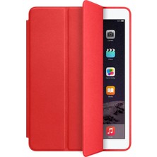 Fujimax ipad 10.2 2019 7.nesil A2197-A2198 Seri Kadifemsi Smart Kılıf-Kırmızı