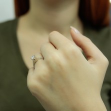 Lova Toplam 0,53 Karat Pırlanta Tektaş Yüzük 1050093