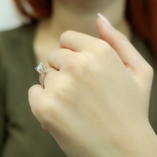 Lova D Renk 0,59 Karat Pırlanta Tektaş Yüzük 1070020