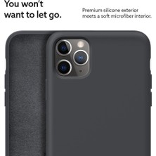 Caseology by Spigen Apple iPhone 11 Pro Max Kılıf Nano Pop (Silikon) Charcoal - ACS00223
