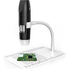 Alvepa Avp 2.0mp 1000X Wifi 1080P 8 LED Android Ios iPhone iPad Cihazlar Için Kablosuz Dijital Mikroskop