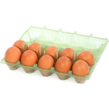 Mikompack 10 'lu Plastik Yeşil Yumurta Viyolü 400 Adet