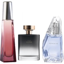 Avon Surrender Kadın Edt - Perceive Kadın Edp-Alpha Erkek Parfüm Edt