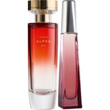 Avon Alpha 50 ml Kadın Edp+Avon Surrender 50 ml Kadın Edt