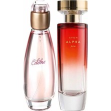 Avon Alpha 50 ml Kadın Edp+Avon Celebre 50 ml Kadın Edt