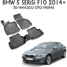 Bmw 5 Serisi F10 3D Havuzlu Oto Paspas 2014+ Siyah Renk