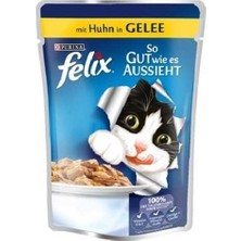 Purina Felix Tavuklu Kedi Konservesi 100 g x 48 Adet