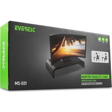 Everest MS-E01 Ahşap Monitör Standı