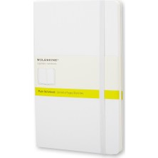 Moleskine Defter Sert Kap. Beyaz Düz Cep Boy 192 Syf Qp012Wh