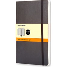 Moleskine Yumuşak Kapak Cep Boy Çizgili Defter Siyah 9 x 14 cm