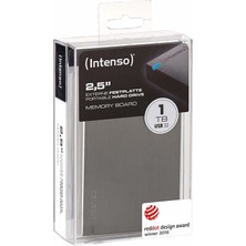 Intenso 1 TB USB 3.0 Taşınabilir Harici Harddisk Antrasit 2.5'' INT6028660