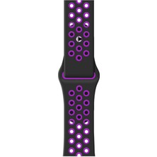 Schulzz Apple Watch Premium 42-44 mm 2-3-4-5 Uyumlu Spor Delikli Silikon Kordon