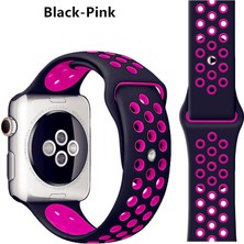 Schulzz Apple Watch Premium 38-40 mm 2-3-4-5 Uyumlu Spor Delikli Silikon Kordon