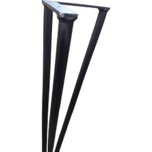 Grande Home Çeşme Ahşap ve Kütük Metal Masa Ayağı 72 cm