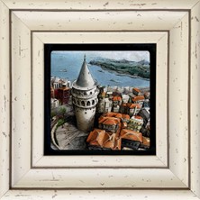 Oscar Stone Decor Çerçeveli Taş Duvar Dekoru