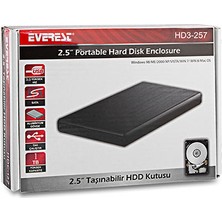 Everest HD3-257 Usb3.0/SATA 2.5"HDD Kutusu