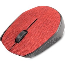Everest KM-218 USB Kırmızı 2.4Ghz Kumaş Yüzey Kablosuz Mouse