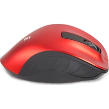 Everest Sm-360 Usb Kırmızı 3D Optik Süper Sessiz Alkalin Pil Kablosuz Mouse