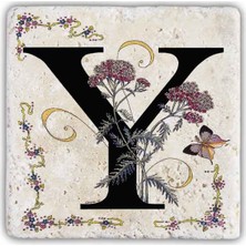 Oscar Stone Decor Harf Bardak Altlığı