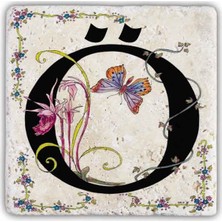 Oscar Stone Decor Harf Bardak Altlığı