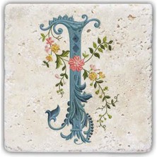 Oscar Stone Decor Harf Bardak Altlığı