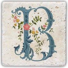 Oscar Stone Decor Harf Bardak Altlığı