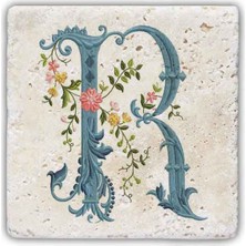 Oscar Stone Decor Harf Bardak Altlığı