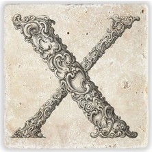 Oscar Stone Decor Harf Bardak Altlığı