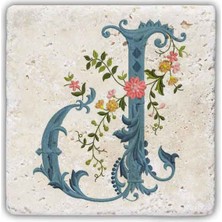 Oscar Stone Decor Harf Bardak Altlığı