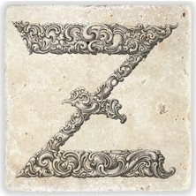 Oscar Stone Decor Harf Bardak Altlığı